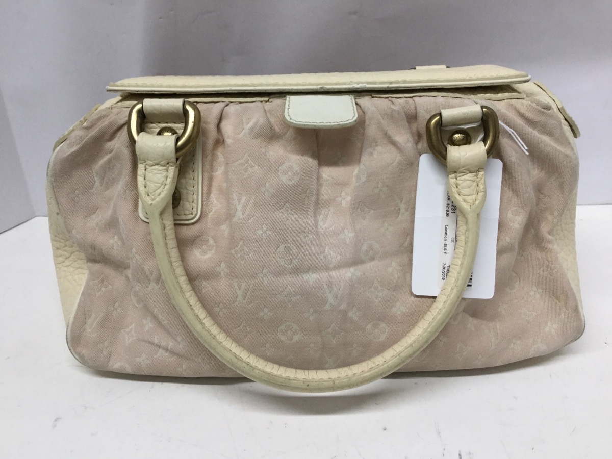 LOUIS VUITTON Handbag MINI LIN CREAM HOBO Very Good | Uncle Dan&#39;s | Dallas | TX