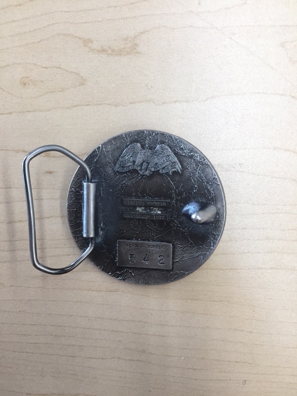 THE GREAT AMERICAN BUCKLE CO. CHICAGO LMTD. ED. UNITED STATES NAVY BELT