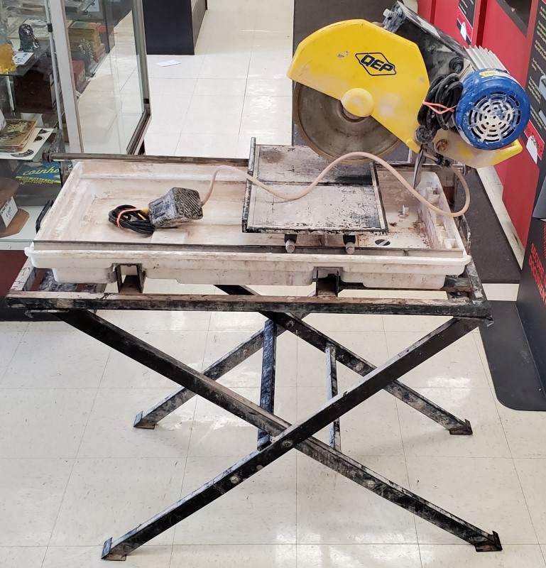 QEP Model 60020SQ 2 HP Dual Speed Wet Tile Saw w/ Portable Stand Good Sooner State Pawn LLC