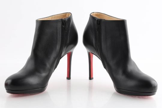 red sole ankle boots