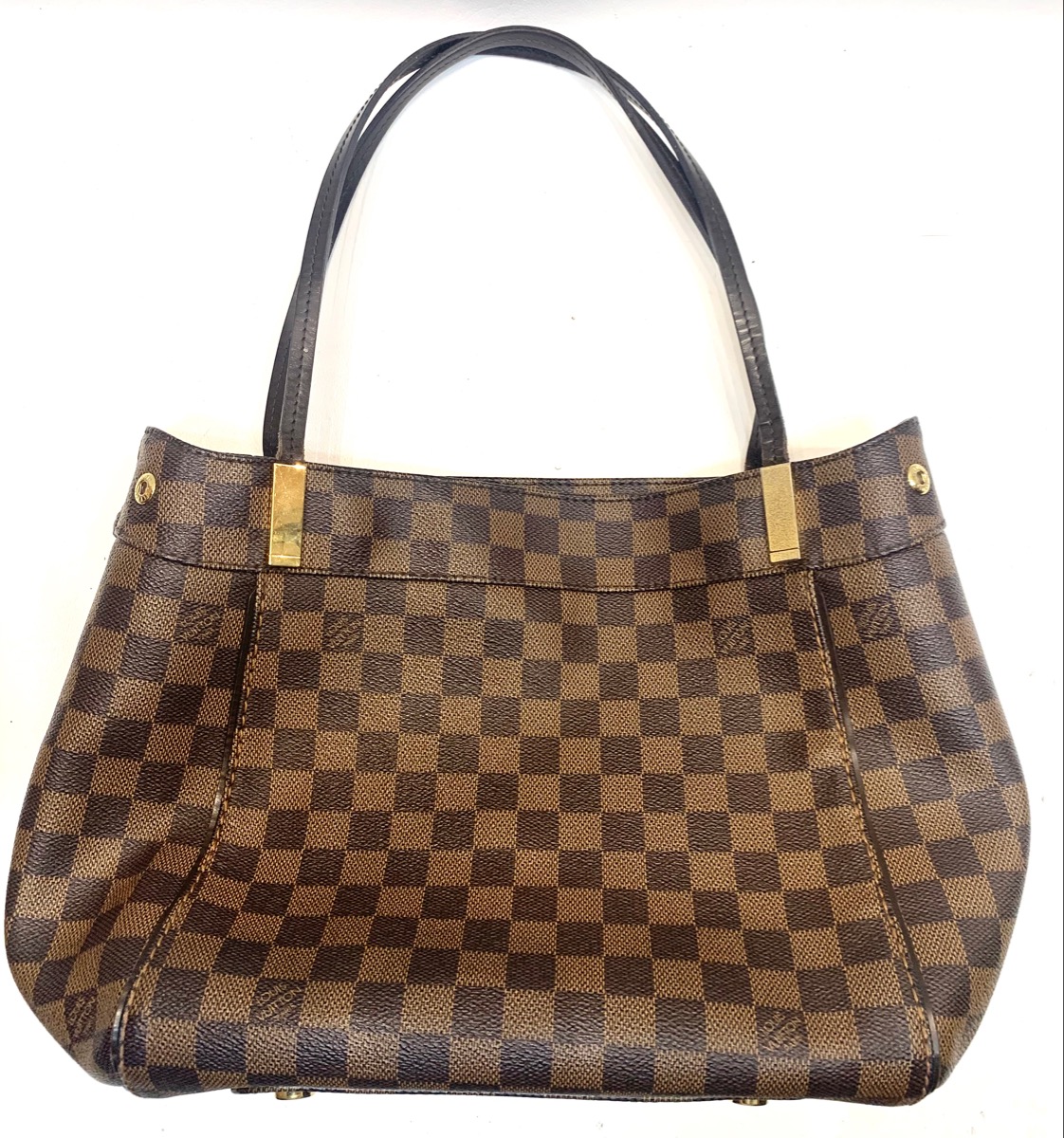 Authentic LOUIS VUITTON Handbag DAMIER EBENE MARYLEBONE PM Purse SHOULDER BAG LV Good | Central ...