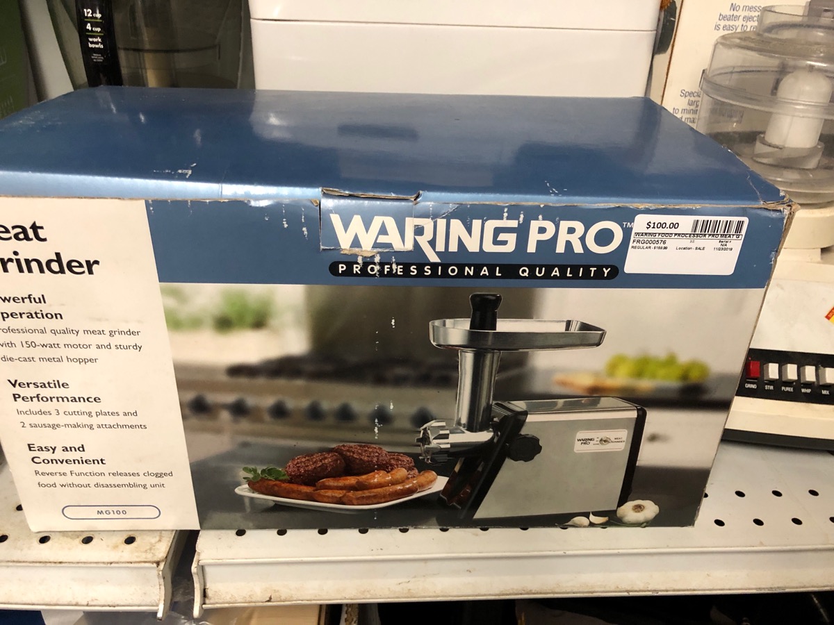 WARING PRO MEAT GRINDER Like New Buya