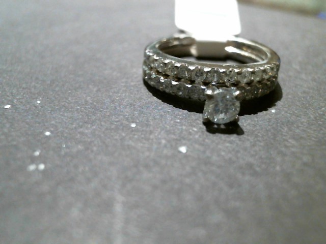 Lady's Diamond Wedding Set 23 Diamonds .99 Carat T.W. 14K