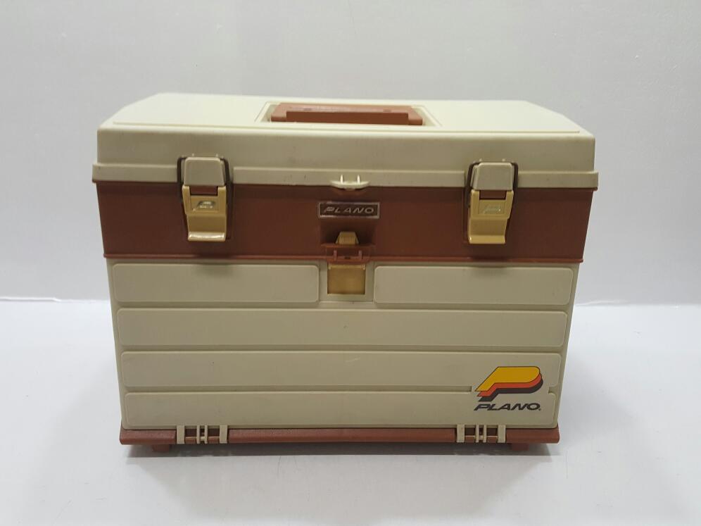Vintage Model 757 Plano 4 Drawer Tackle Box Very Good Liberty