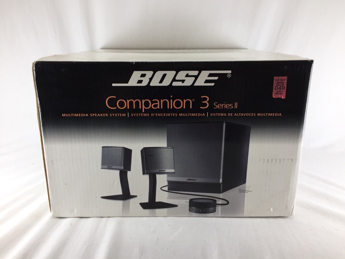 BOSE COMPANION 3 SERIES 2 MULTIMEDIA SPEAKER SYSTEM For parts or not ...