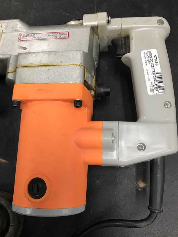 CHICAGO ELECTRIC Hammer Drill 41983 Very Good Buya