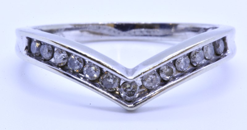 V Shape Fitted Diamond Wedding Band Harry Winston