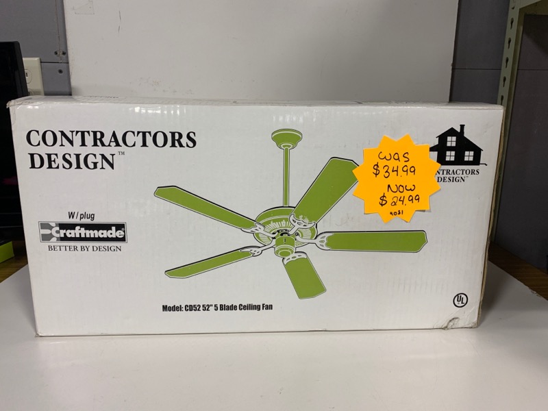 Ceiling Fan Model Cd52