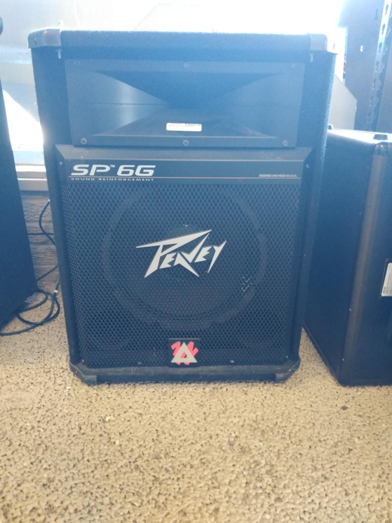 peavey sp5g pa speakers