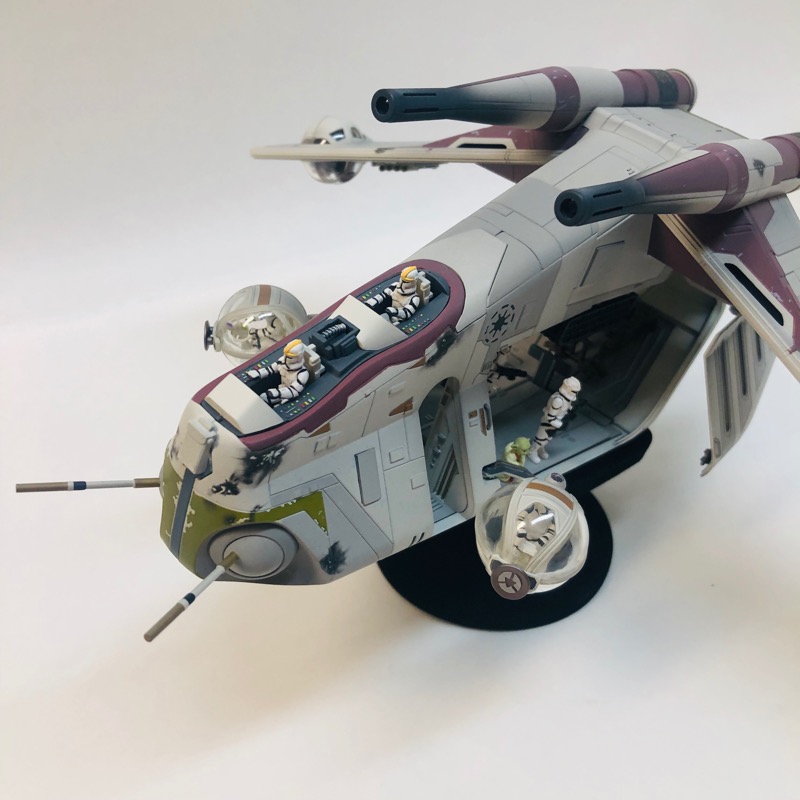 Code 3 Diecast Star Wars Republic Gunship Yoda Collectible Excellent