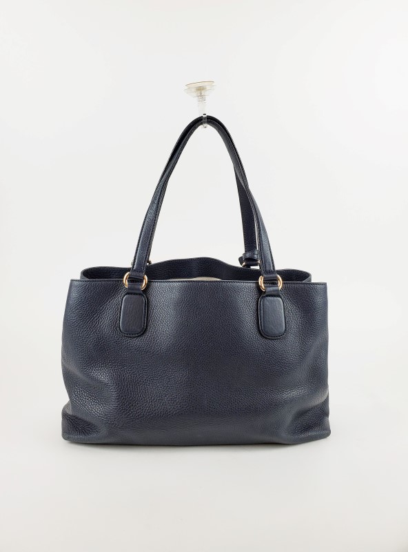 GUCCI BLUE LEATHER SOHO WORKING TOTE BAG 308368 Acceptable | MaxPawn | Las Vegas | NV