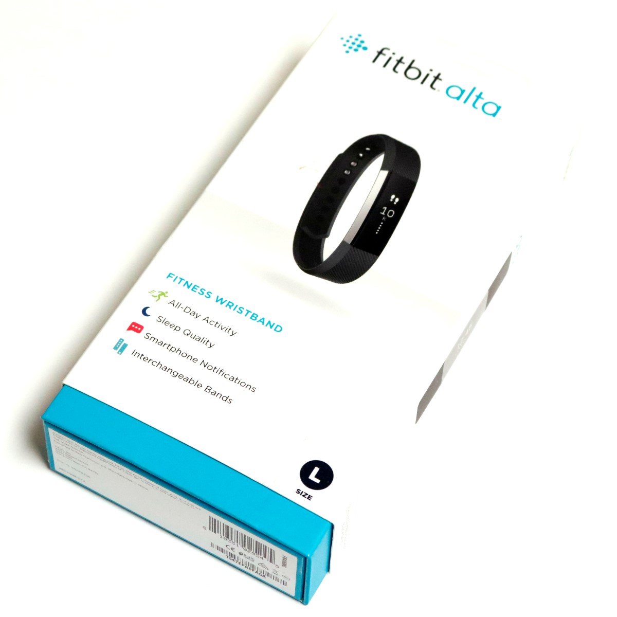 Fitbit FB406BKL Alta Fitness Wristband Activity Tracker Size L Very ...