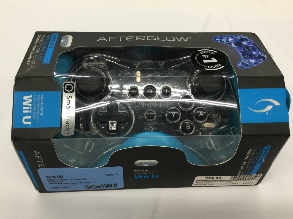 AFTERGLOW Video Game Accessory WII U WIRELESS CONTROLLER Brand New