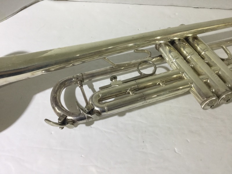 Vincent Bach TR200 Silver Plate Trumpet ASIS For parts or not working