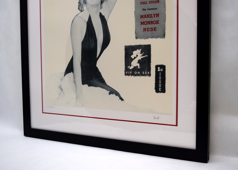 Playboy First Issue Limited Edition Lithograph Hugh Hefner Signed