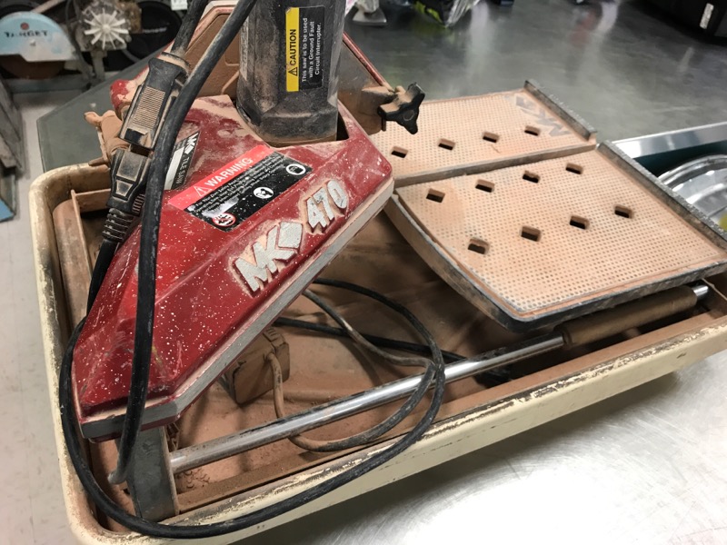 Mk Diamond S Tile Saw 370 Acceptable King Mk Diamond S Tile Saw 370