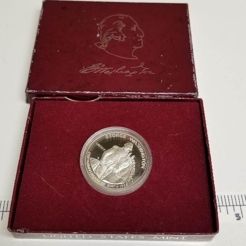 UNITED STATES Silver Bullion 1982 UNCIRCULATED GEORGE WASHINGTON HALF ...