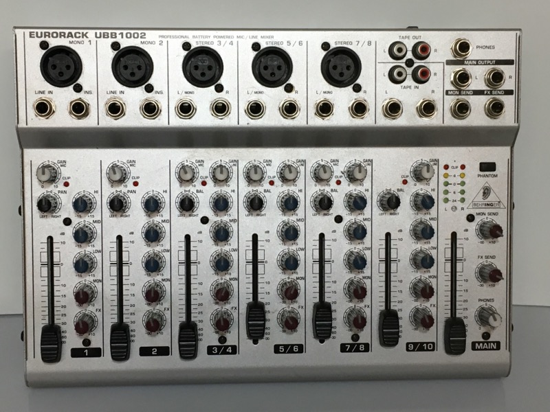 BEHRINGER Mixer EURORACK UBB1002 Good | River City Pawnbrokers ...