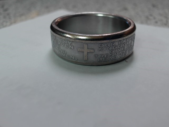 Gent's Wedding Band Silver Stainless 8.5g Preowned American Pawn and