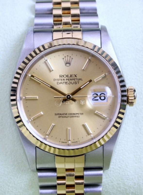 Price Guide: Rolex 16233 18k Stainless Datejust Jubilee 