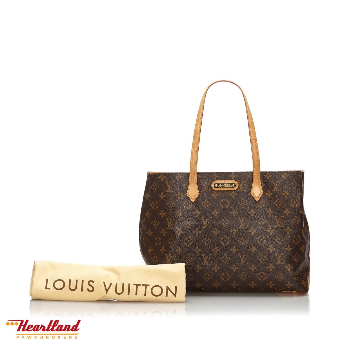 Louis Vuitton Wilshire GM Monogram Tote Handbag Very Good | Heartland Pawnbrokers | Kansas