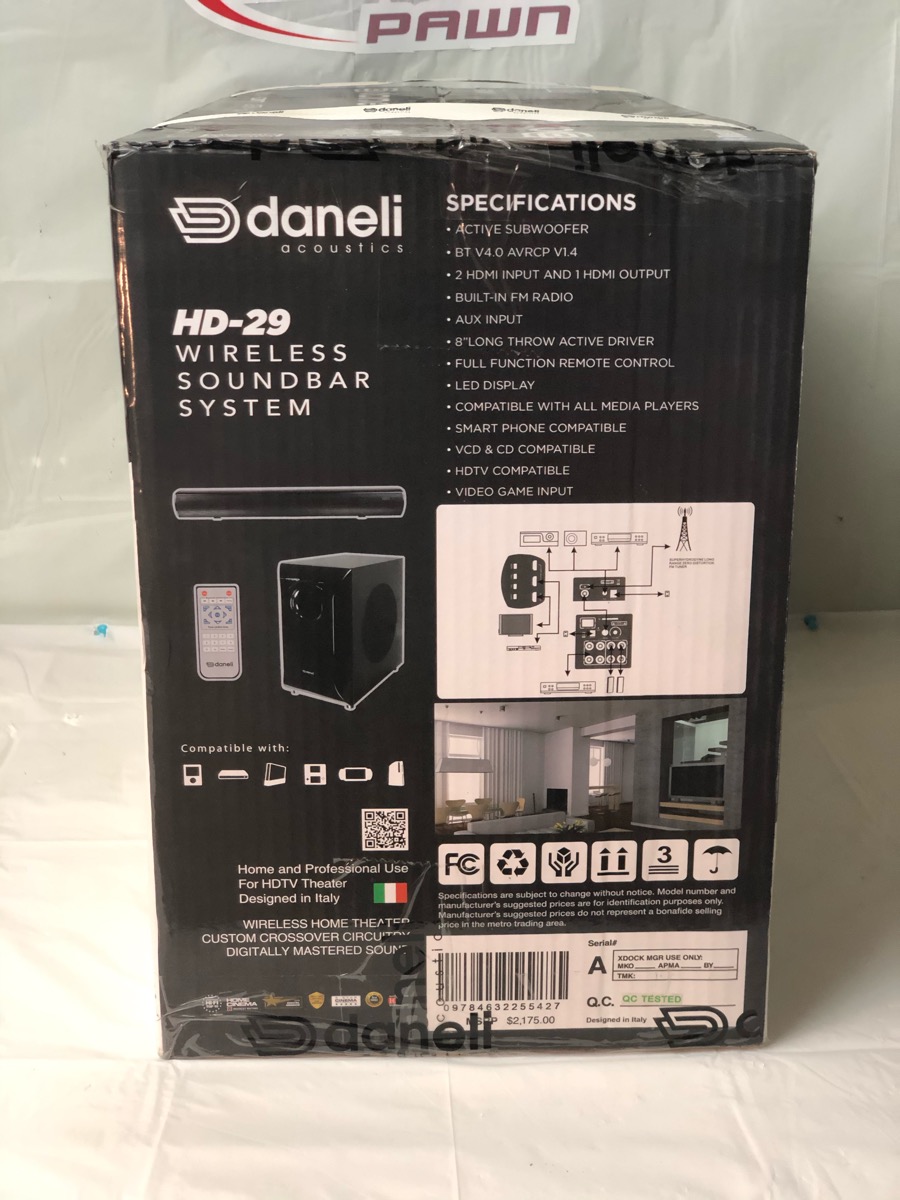 DANELI ACOUSTICS Surround Sound Speakers & System HD-29 HD-29 Brand New