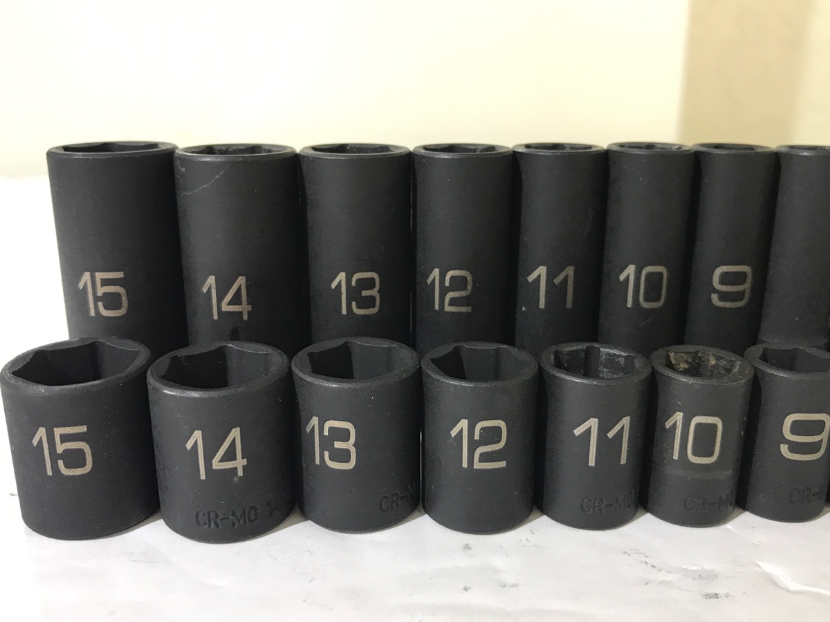 Matco Metric 6Point Socket Set of 28 (Half of Them are Deep) Very Good