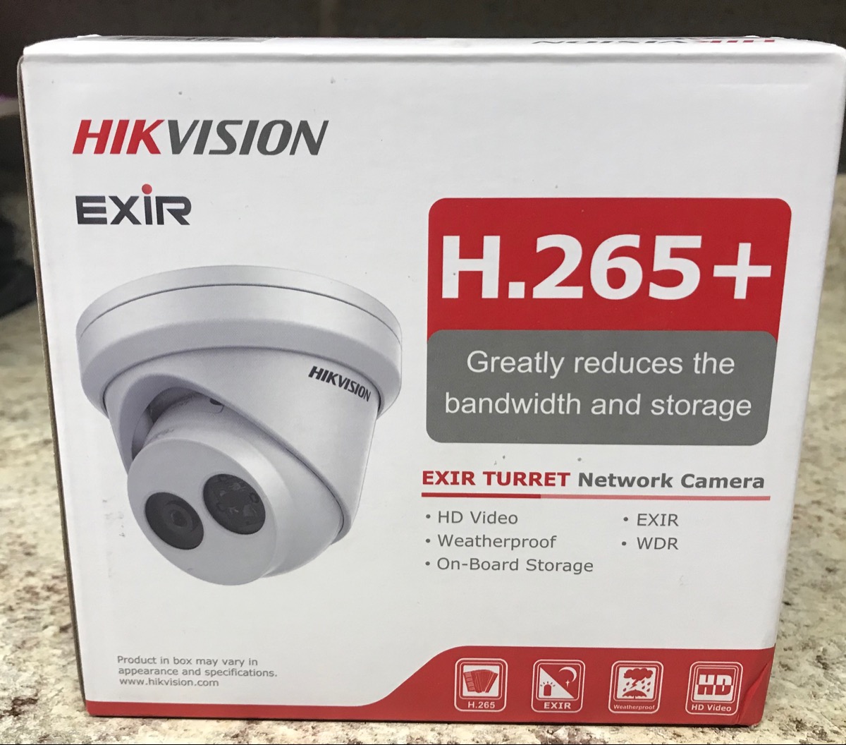 HIKVISION 2.8MM 4MP IP CAMERA H.265+ NETWORK EXIR HD WDR WEATHERPROOF