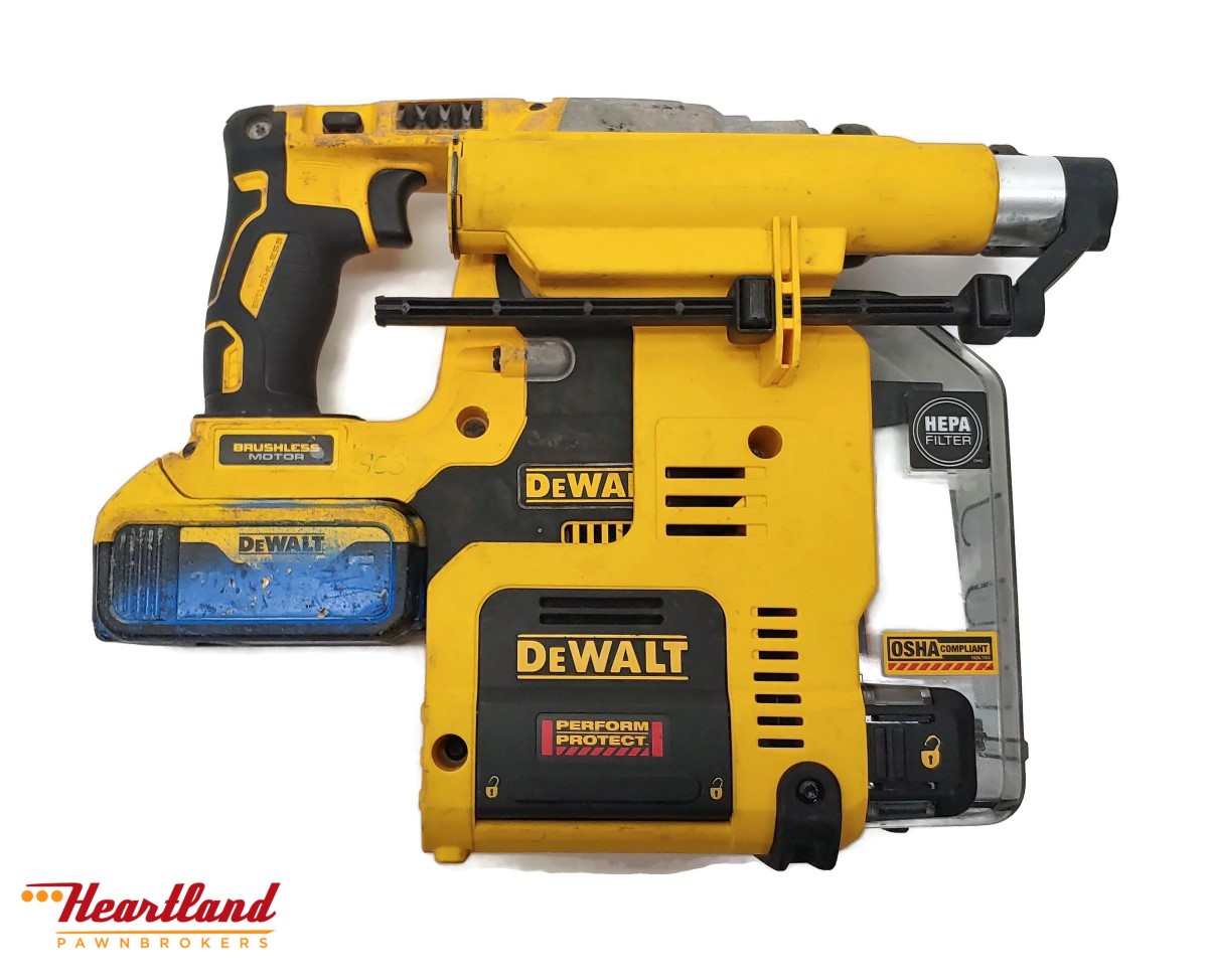 DeWALT DCH273 Rotary Hammer Drill and HEPA Dust Extractor Acceptable