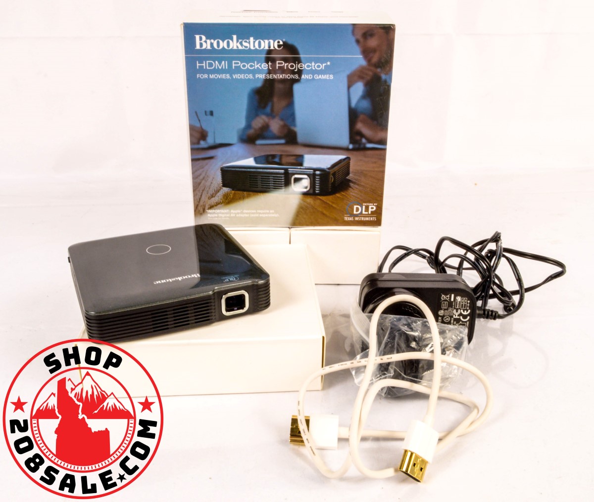 BROOKSTONE MINI PROJECTOR 801143 Acceptable Idaho Pawn & Gold Boise
