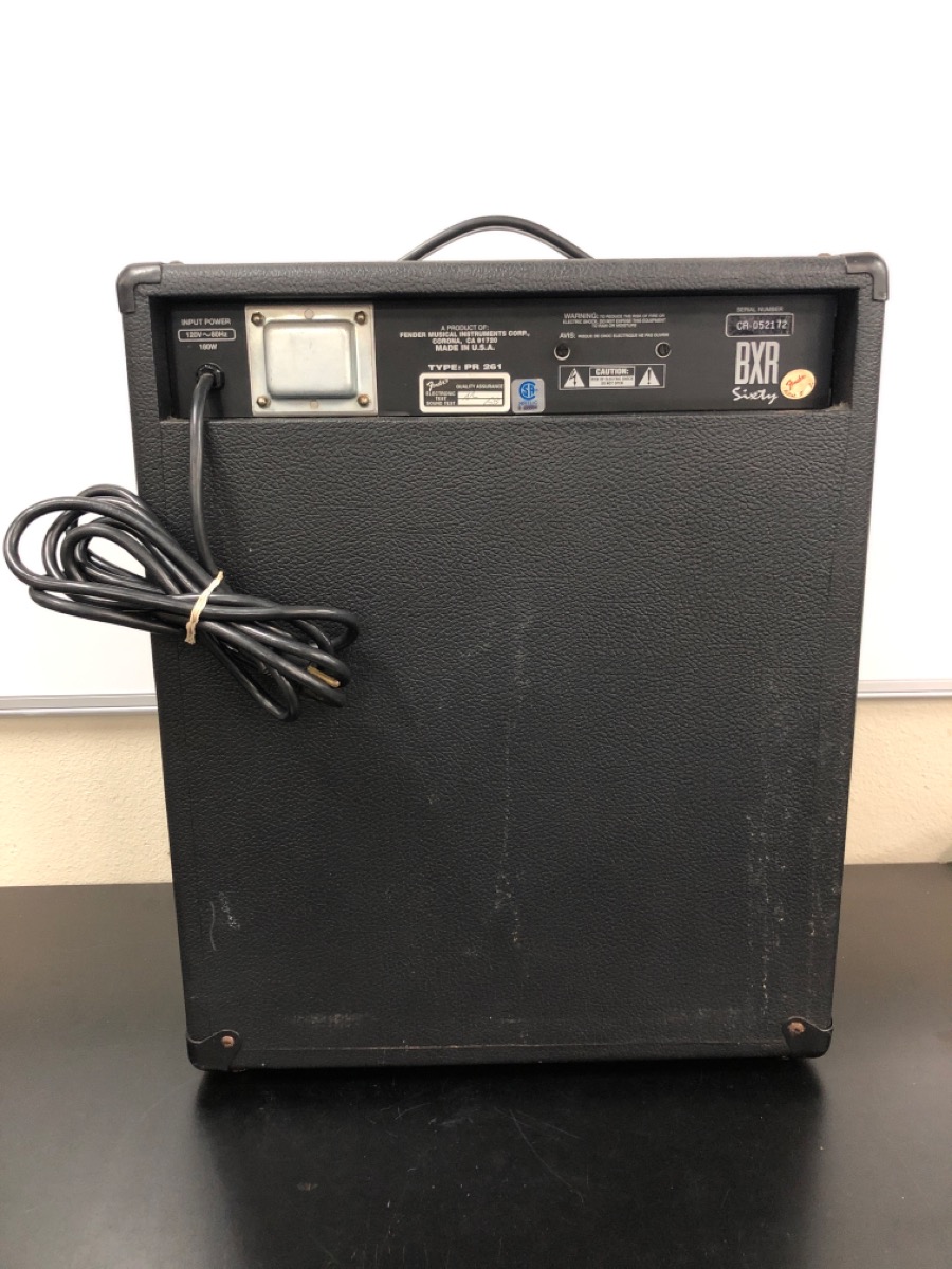 Fender BXR 60 Bass Combo Amp Good CashCo Pawn San Diego CA
