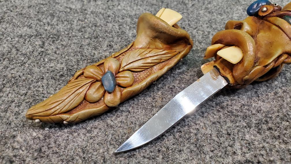 Unique Voodoo / Tribal Ceremonial Dagger Knife Super