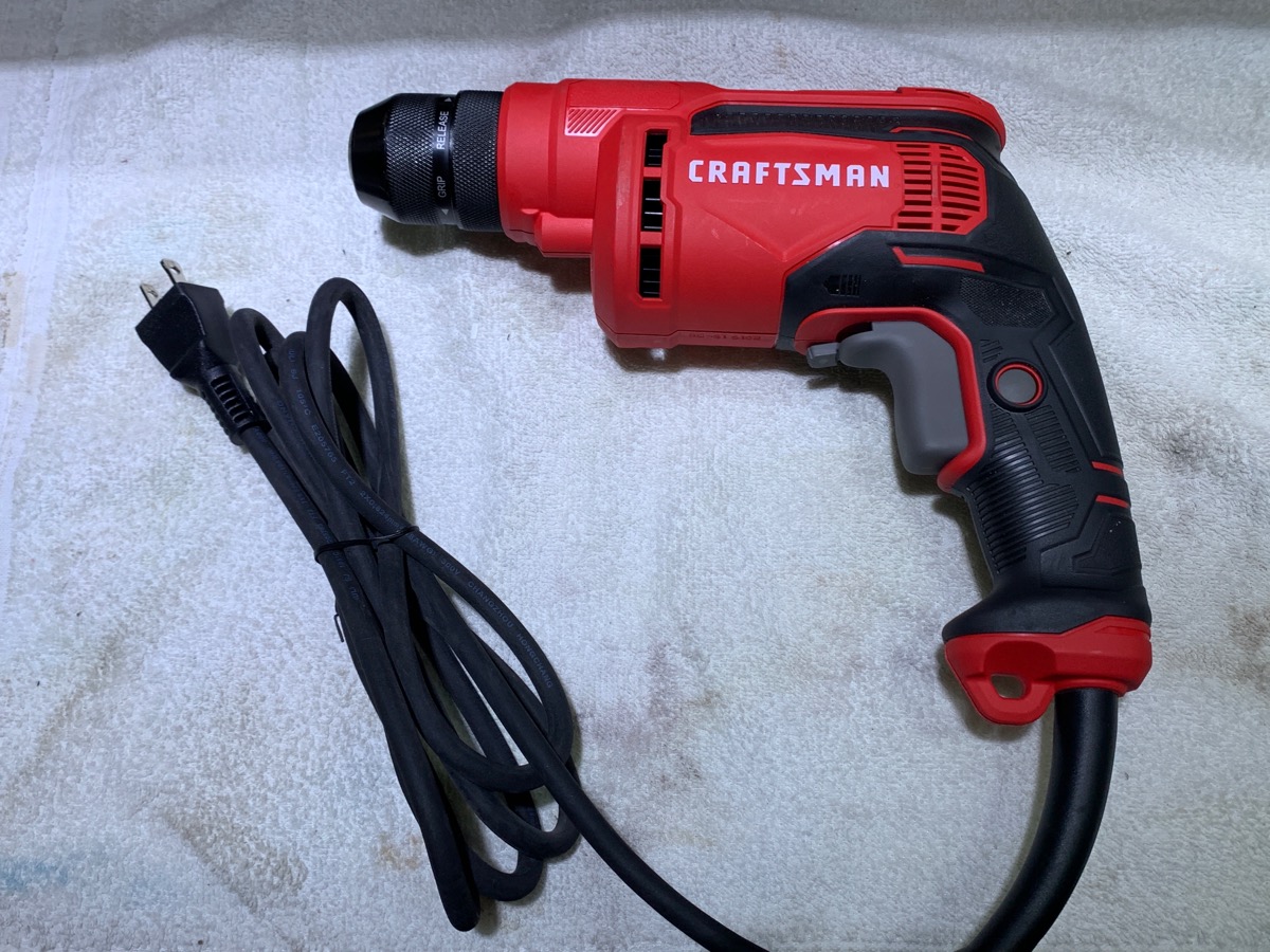 Craftsman Driver / Drill 3/8" Keyless 7 Amp CMED731 Very Good