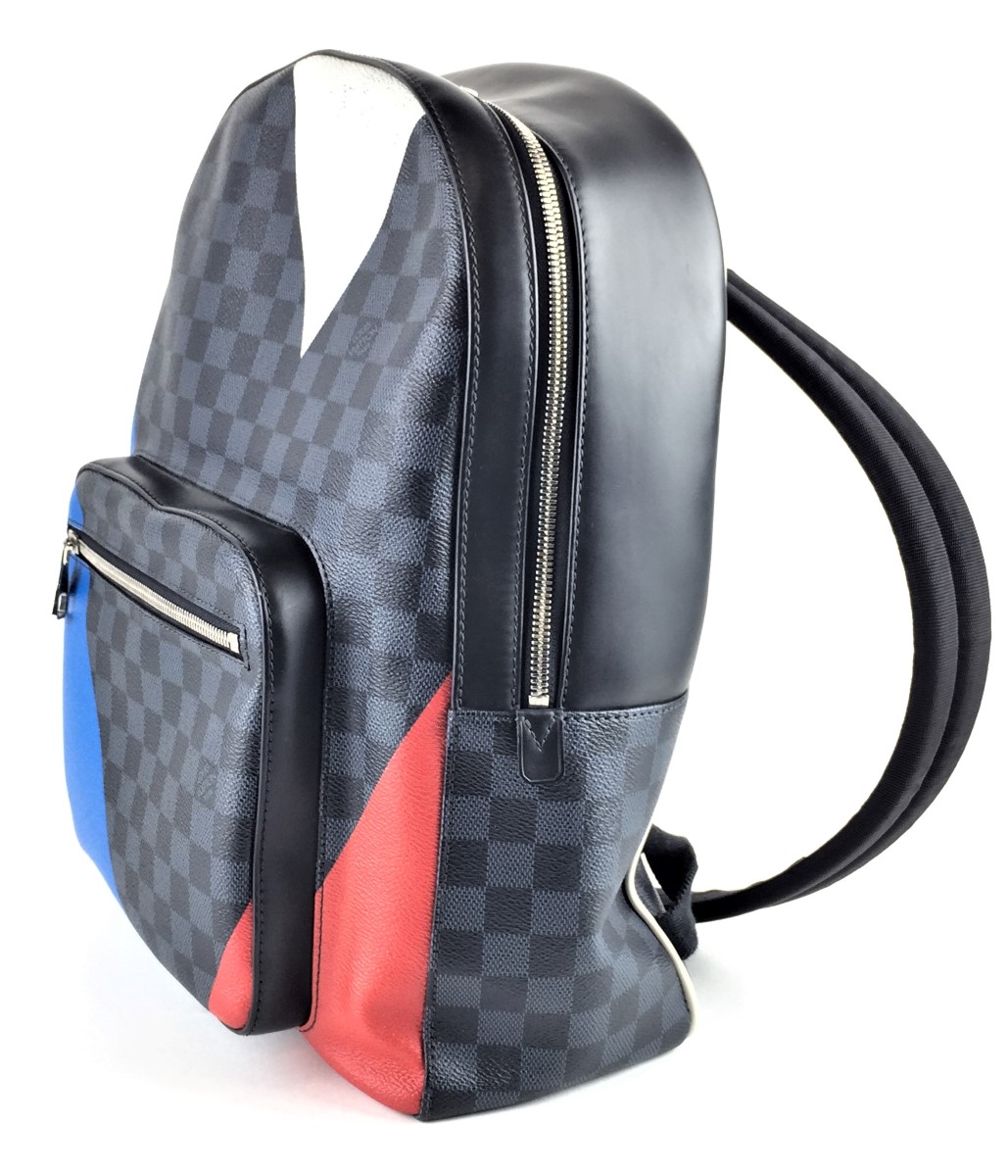 AUTHENTIC RARE LOUIS VUITTON Damier Cobalt Race Discovery Backpack PM
