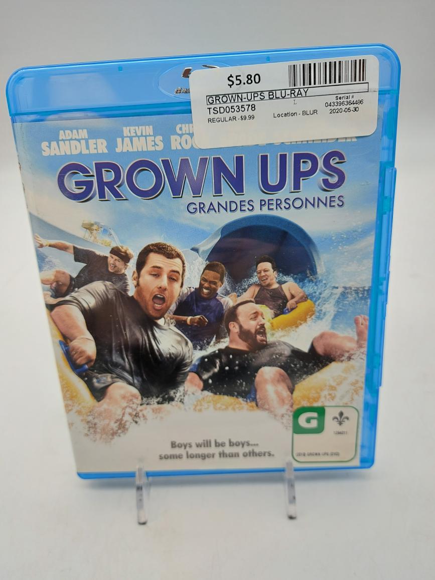 GROWN-UPS BLU-RAY Very Good | Buya