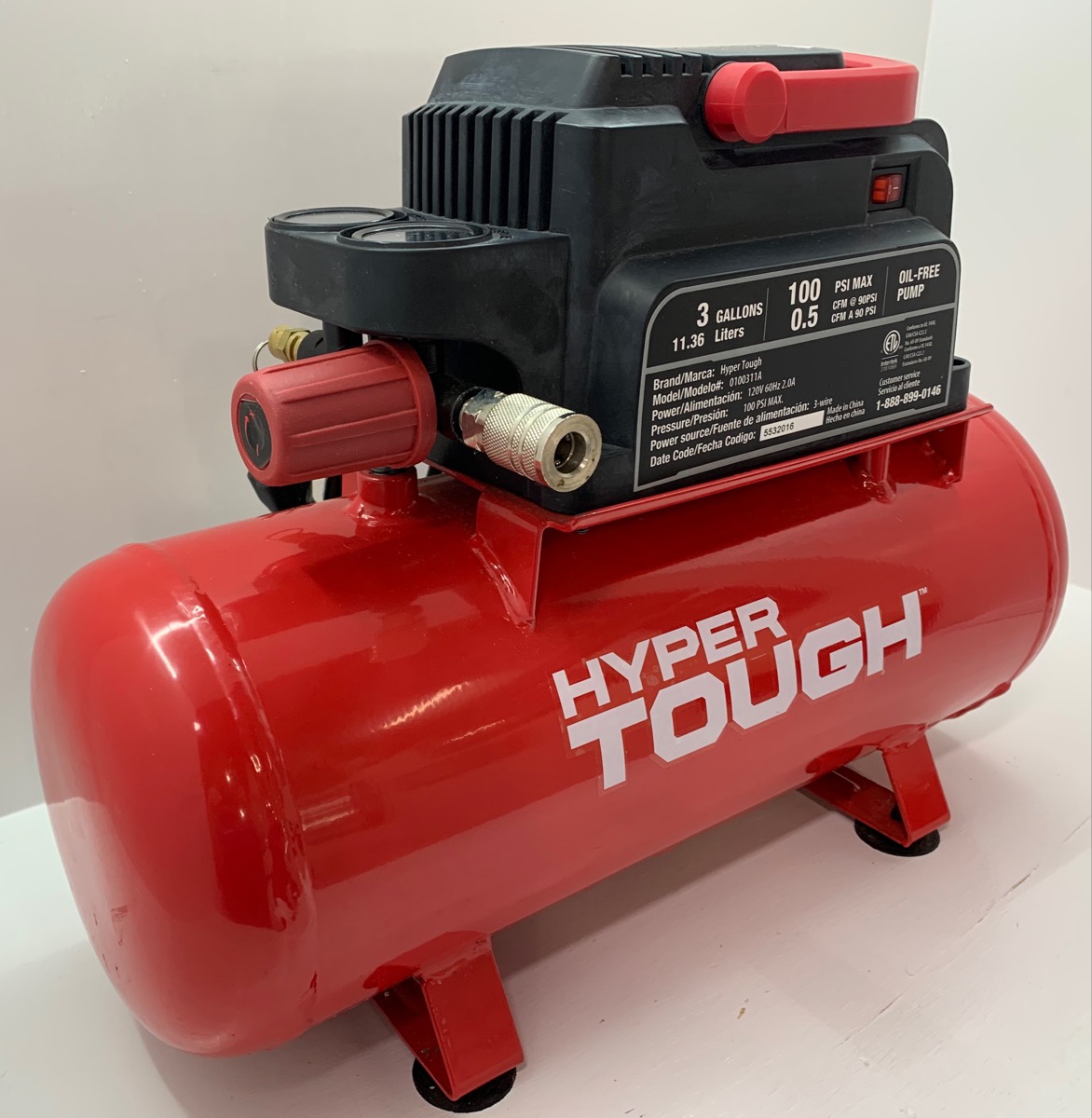 Hyper Tough 3Gallon Air Compressor lupon.gov.ph