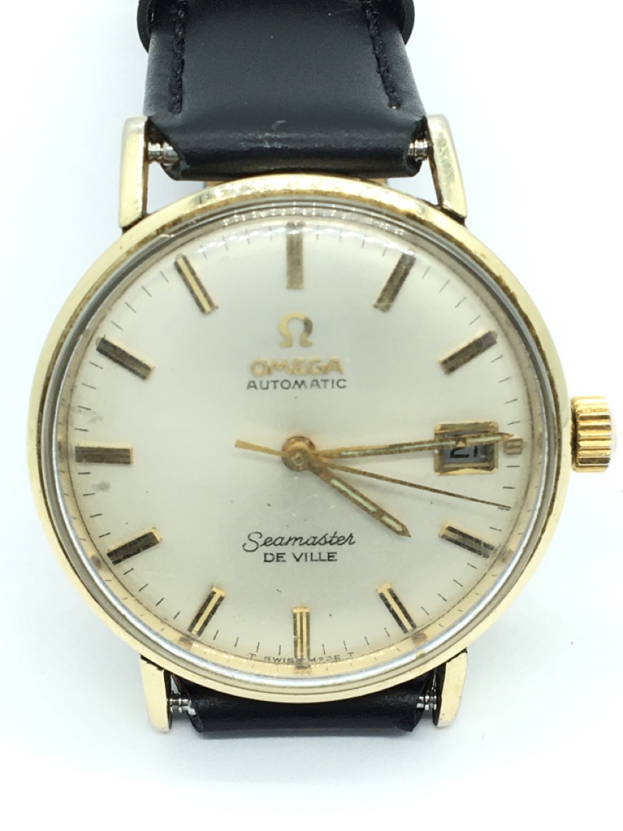 Omega Seamaster Deville 14K Gold Filled Case Wristwatch Good | Buya