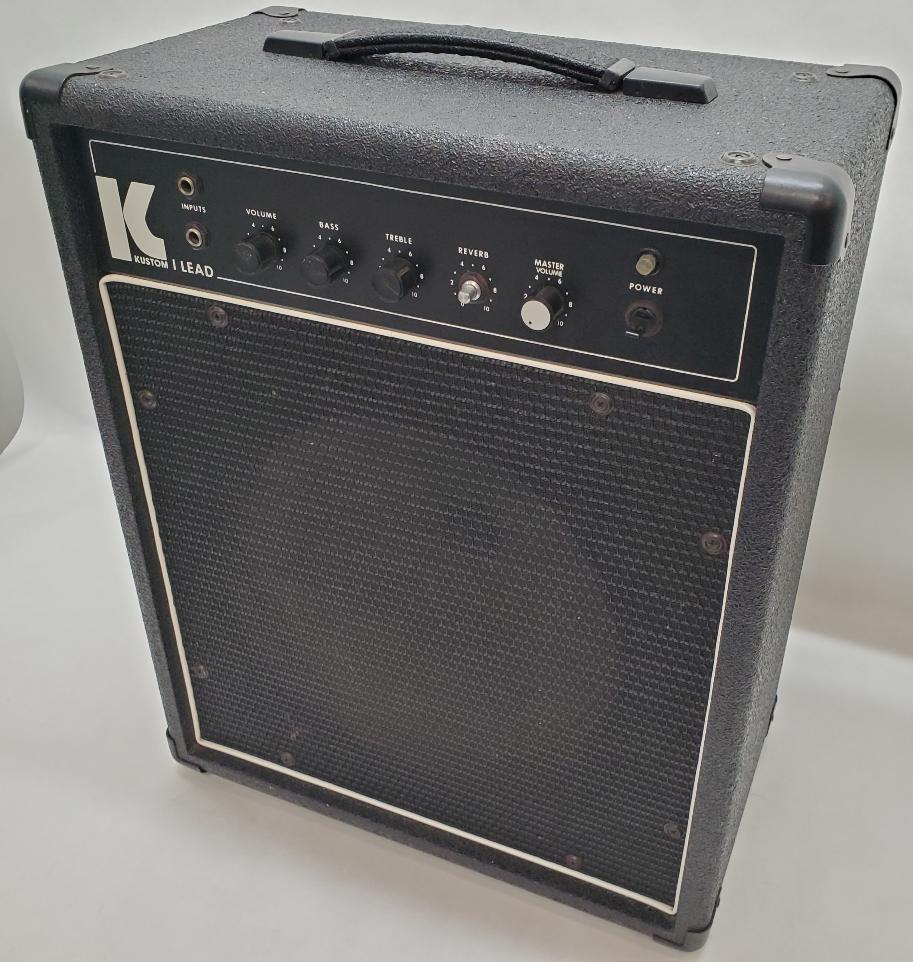 Vintage Kustom I Lead Guitar Amp 35W 10" Speaker Missing Knob