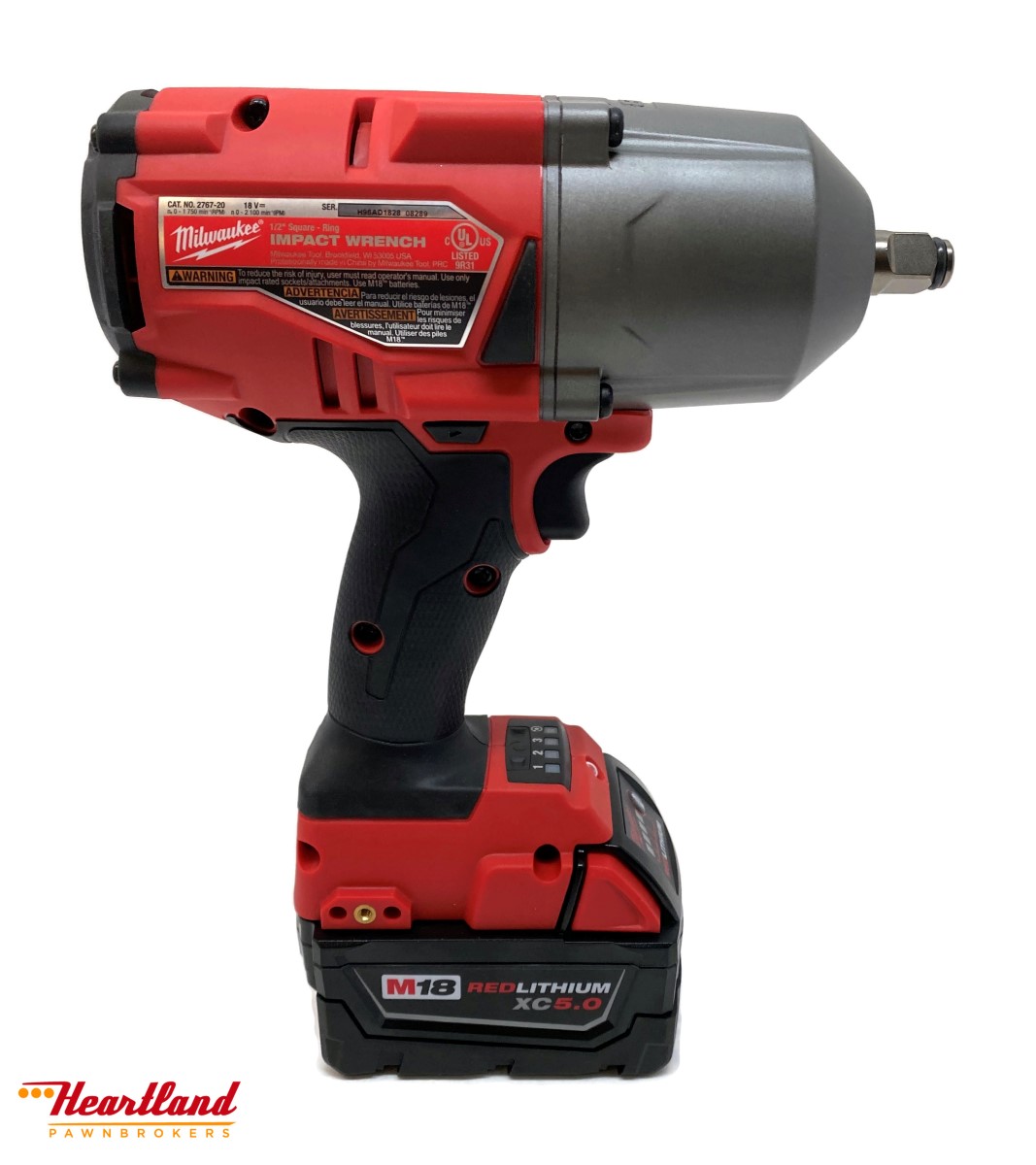 Milwaukee 2767-22 M18 FUEL Lithium-Ion Brushless Cordless 1/2" Impact ...