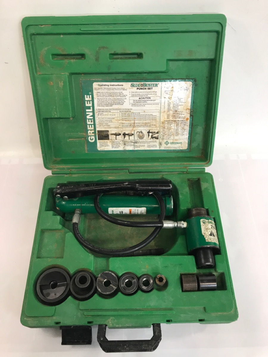 GREENLEE 7306SB 11Ton Hydraulic Knockout Kit SlugBuster® 1/22" (aee
