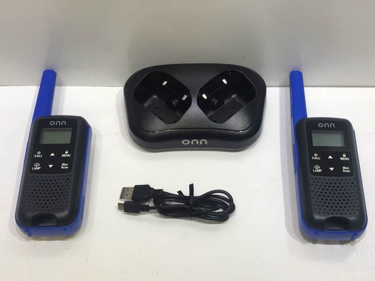 ONN ONA19WT004 NOAA 32 Mile 22 Channel Walkie Talkie 2 Pack With