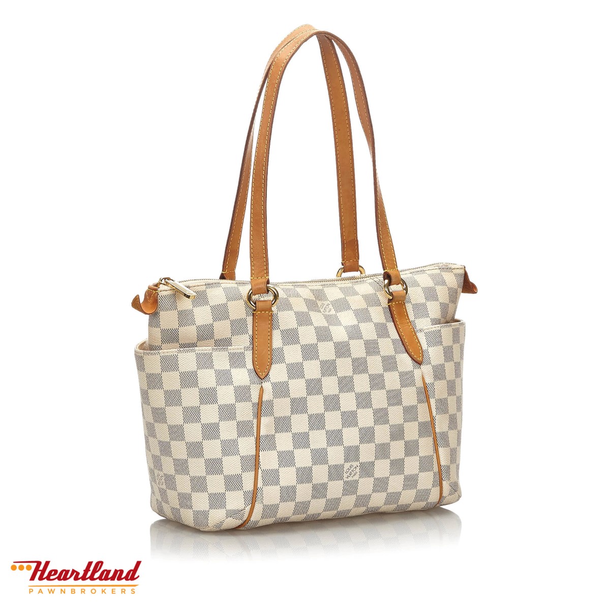 Louis Vuitton Totally PM Damier Azur Canvas Shoulder Bag Very Good | Heartland Pawnbrokers | Kansas