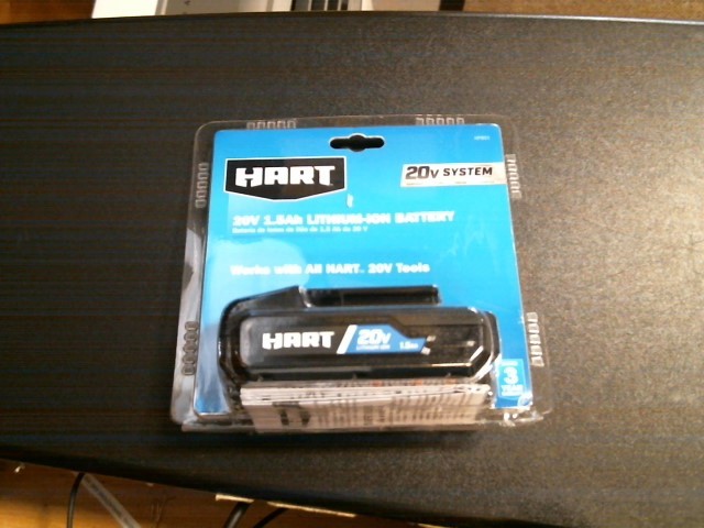 hart 20v 4.0 ah battery and charger