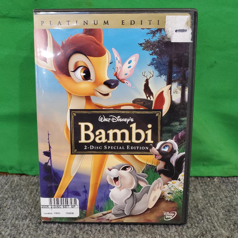 Bambi (dvd, 2005, 2-disc Set, Special Edition Platinum Edition) Very 