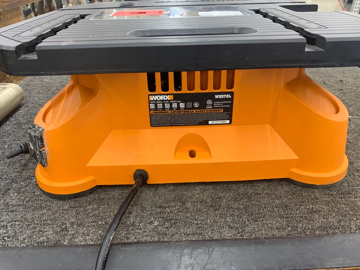 WORX WX572L TABLE SAW Good RWC, INC AR