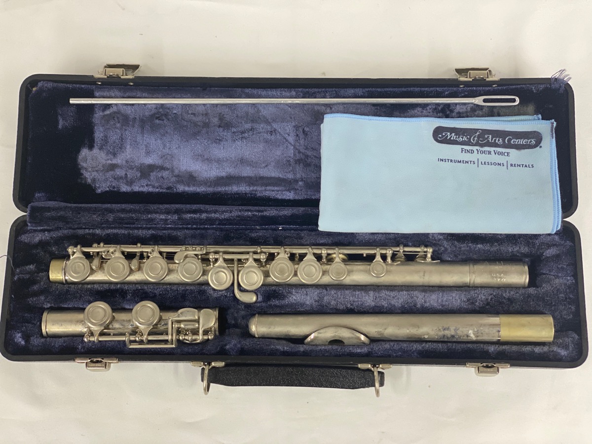 used artley flute and case