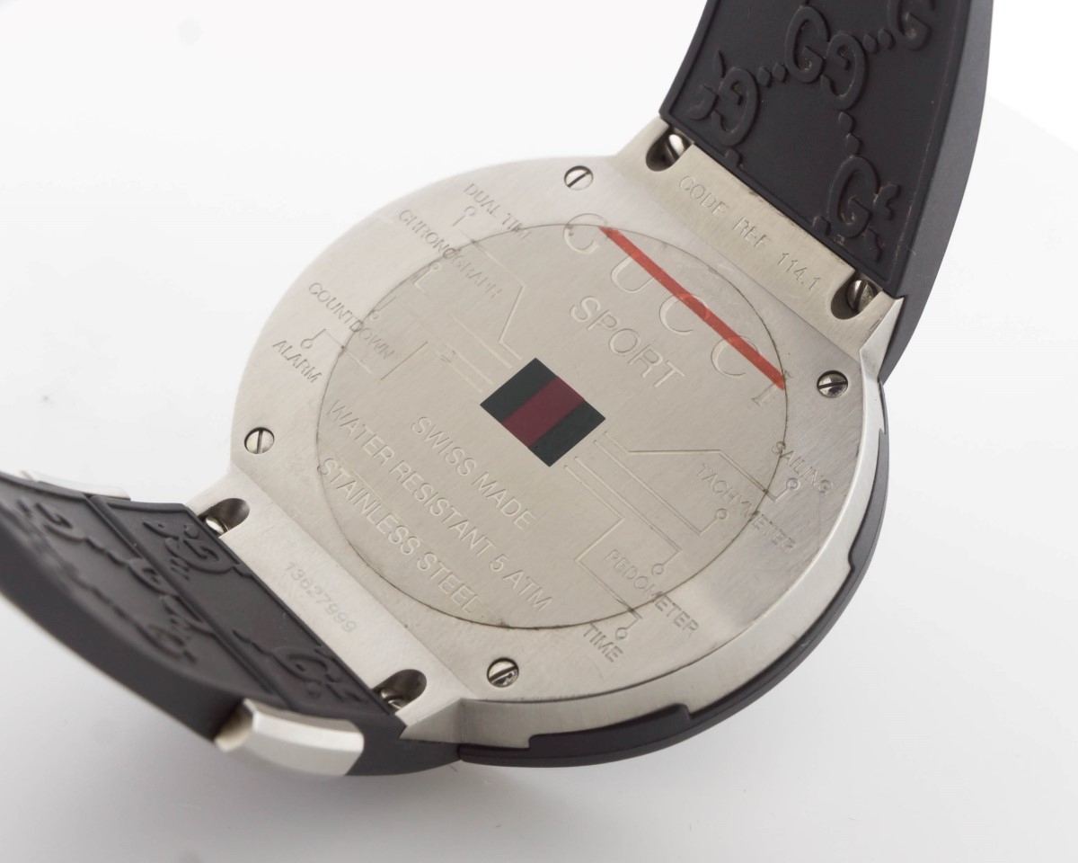 Gucci IGucci 114 Mens Digital Wristwatch Very Good CashCo Pawn San