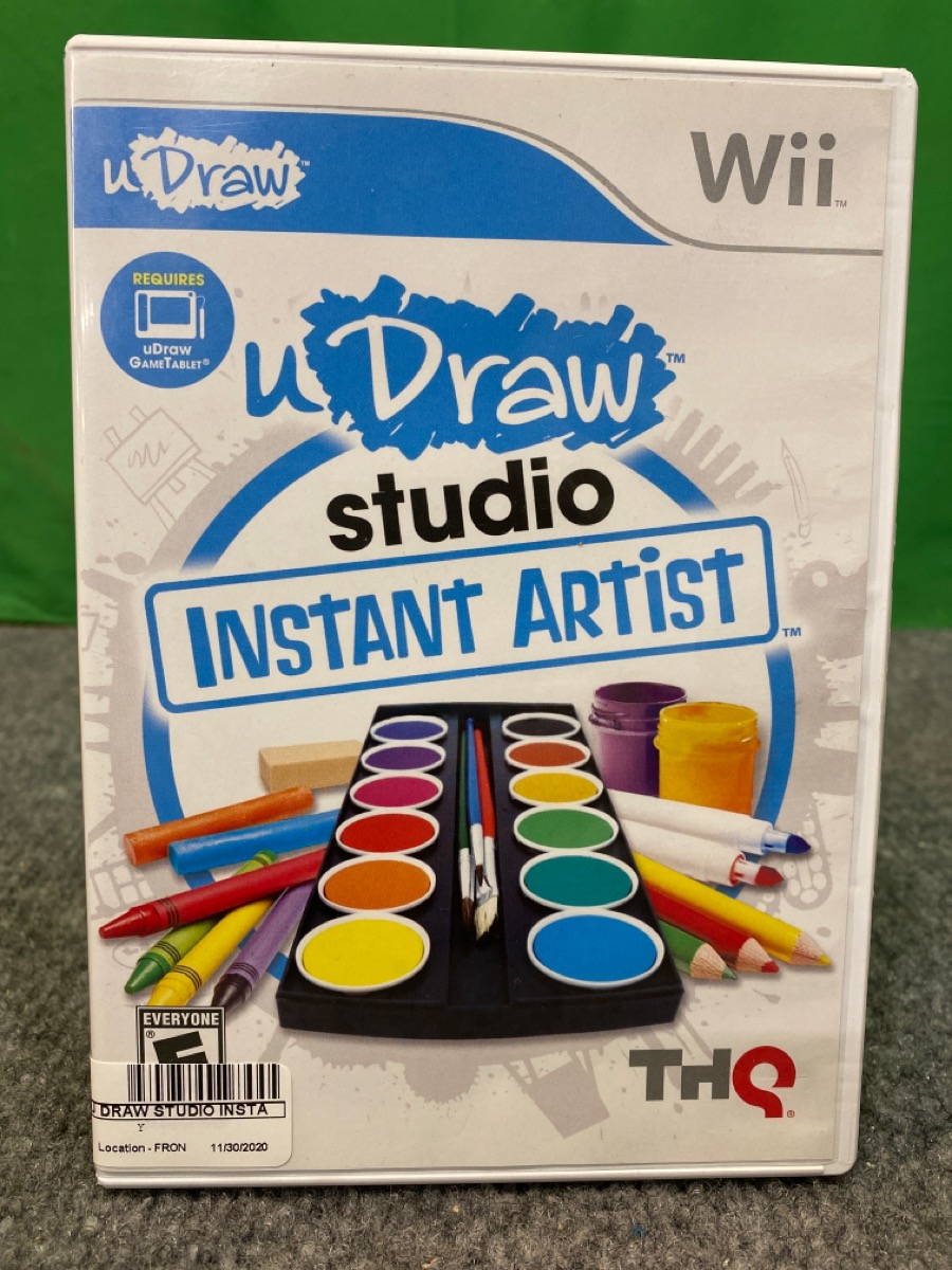 uDraw Studio Wii (Nintendo Wii, 2010) Complete w/ Manual Good Sooner
