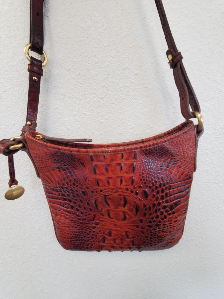 brahmin croc crossbody