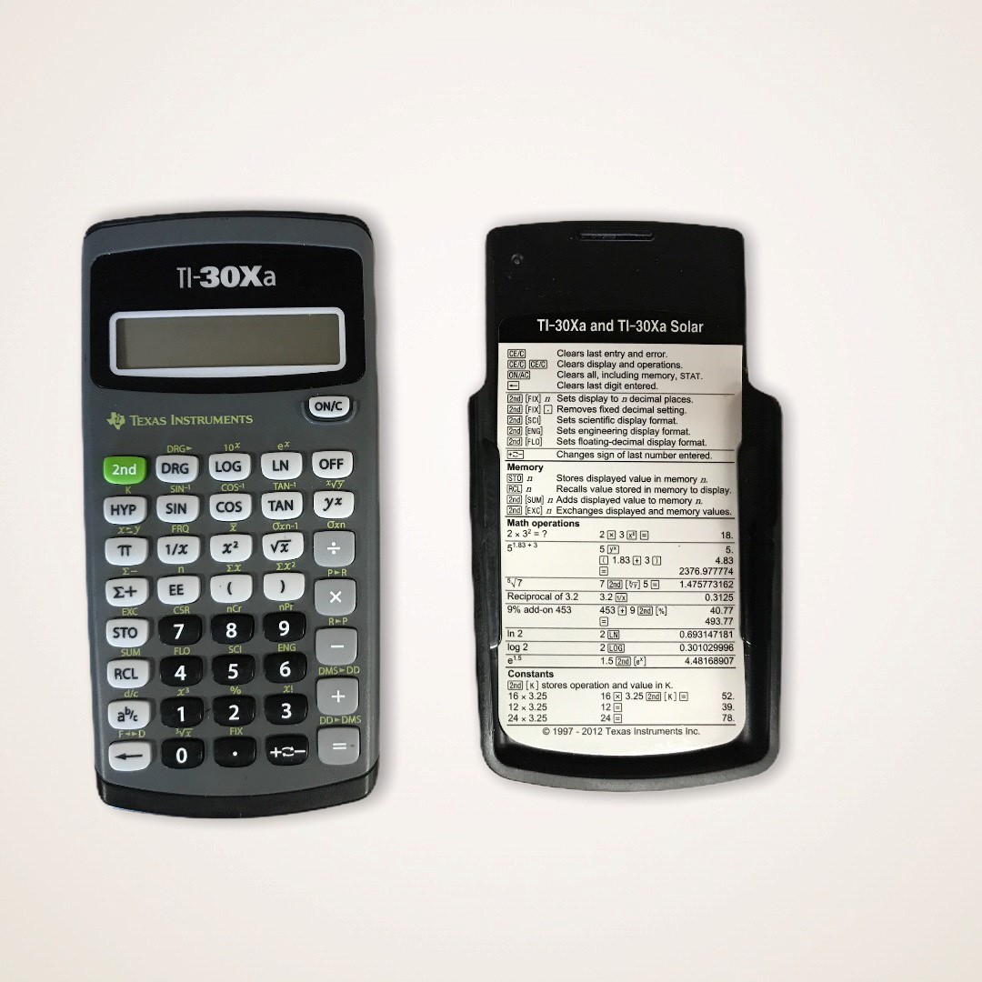 Texas Instruments TI30XA Scientific Calculator Good Heartland